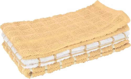 Vista 15 de Ritz Premium Toallas de Cocina de Felpa de Algodón 100% a Cuadros - Altamente Absorbentes, Súper Suaves, de Larga Duración, 25"x15", Paquete de 3