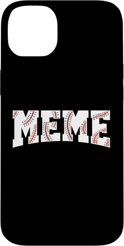 Vista 15 de Baseball Meme Grandma Gift for Grandon's Game Day Case for iPhone 17