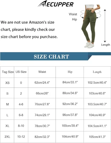 Vista 6 de ECUPPER Pantalones de mezclilla ajustados de cintura alta para mujer, pantalones de mezclilla elásticos de tiro alto, jeans ajustados con bolsillos