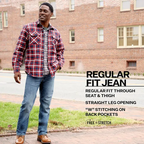 Vista 5 de Wrangler Jeans de ajuste regular para hombre