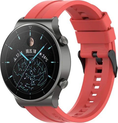Vista 11 de FitTurn Band Compatible with Huawei Watch 5 4 Pro/GT 7 6 5 4 3 2 Pro/GT 2e/GT 7 6 5 4 46mm/GT2 46mm/GT Active/ Replacement Straps Silicone Bands