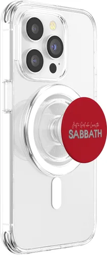 Vista 3 de Just a Girl who Loves the Sabbath. 7th Day Sabbath Keeper PopSockets MagSafe PopGrip for iPhone