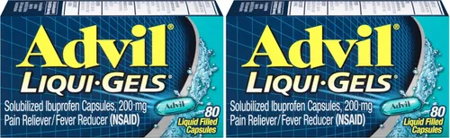 Vista 20 de Advil Liqui-Gels - Analgésico y reductor de fiebre, medicamento para el dolor para adultos con ibuprofeno 200 mg para dolor de cabeza, dolor