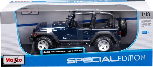 Vista 6 de Maisto Jeep Wrangler Rubicon 1:18 (los colores pueden variar)