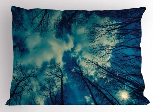 Vista 30 de Lunarable Juego de 2 fundas de almohada de caricaturas, automóvil deportivo de velocidad moderna, imagen exquisita del automóvil, ropa de cama