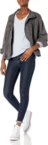 Vista 4 de Marca Tienda Goodthreads Suéter elástico con cuello en V de calibre medio para mujer