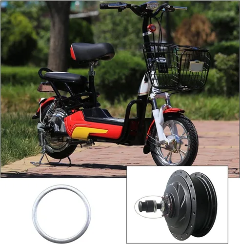 Vista 6 de E-Bike Hub Tuercas Motor Arandelas de seguridad para bicicletas Eléctricas Tuercas de bloqueo de rueda de bicicleta Motor Eje Tornillo Tornillo