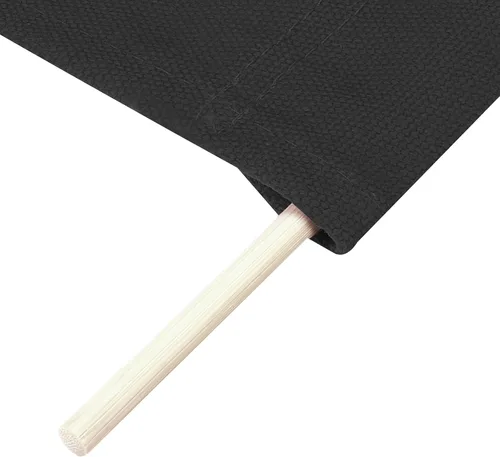 Vista 5 de PATIKIL Juego de accesorios para sillas de director, juego 5 en 1 para silla de maquillaje, kit de repuesto de lona y bolsas de almacenamiento Negro