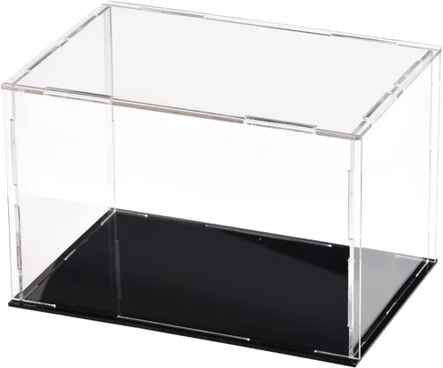 Vista 7 de DMiotech 1 caja de exhibición de acrílico transparente a prueba de polvo, 3.9 x 3.9 x 3.9 pulgadas para coleccionables
