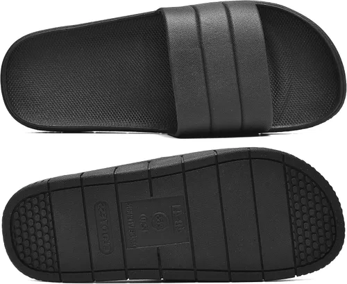 Vista 3 de Zapatos de ducha para hombres y mujeres, sandalias para el hogar, pantuflas de baño, interiores, casa, piscina, dormitorio universitario