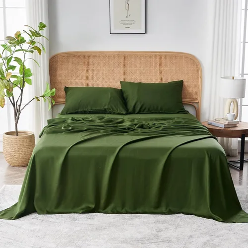Vista 27 de Sijo AiryWeight Set de sábanas de Tencel, 100% Lyocell derivado del eucalipto, extremadamente suave, ganador de las mejores sábanas de enfriamiento