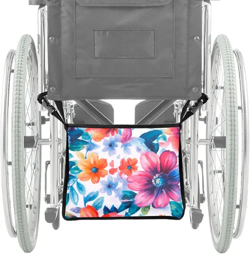 Vista 11 de Foley - Fundas para bolsas de catéter para sillas de ruedas, soporte para bolsa de catéter con bolsillo de almacenamiento, fundas para bolsas