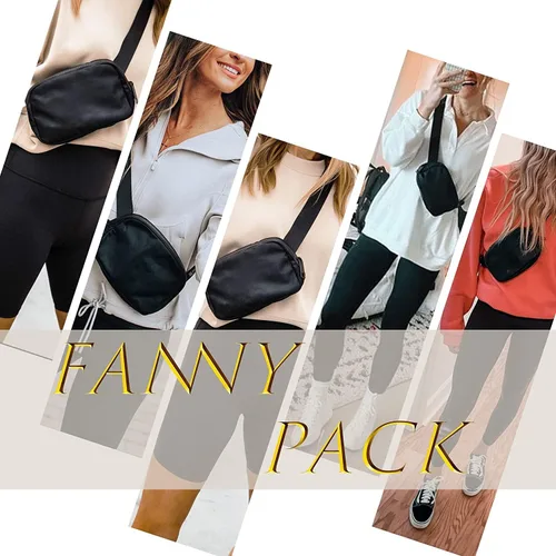 Vista 2 de Fanny Pack-P, Negro -, Riñoneras