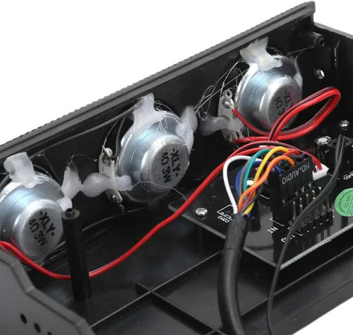 Vista 7 de Zopsc 5.25in Panel frontal USB PC Panel frontal Altavoz estéreo envolvente computadora caso incorporado Mic altavoz STW9005