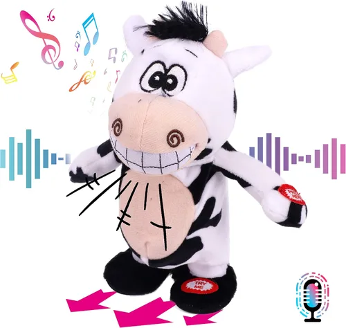 Vista 10 de Hopearl Muñeca negra que habla y canta, repite lo que dices, muñeca negra que camina, juguete animado interactivo, eléctrico, regalo de peluche