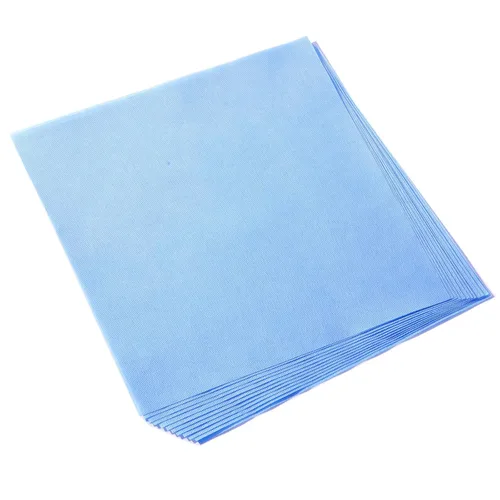Vista 8 de JMU Envoltura de esterilización autoclave CSR de 12 x 12 pulgadas, 50 piezas SMMS no tejidas, esterilización con vapor y EO, almohadillas azules