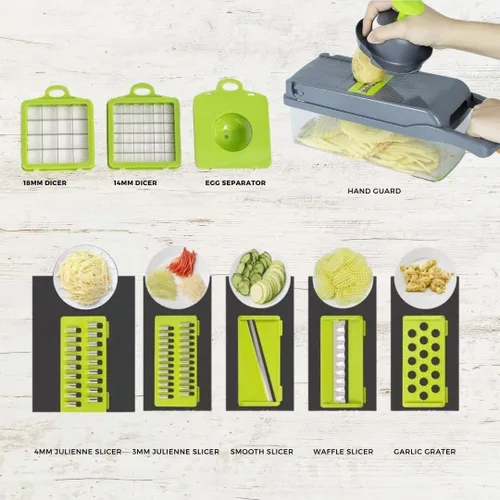 Vista 5 de 12 en uno Pro Series - Utensilios para picar verduras, 4.75x4.75x13