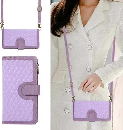Vista 6 de Asuwish Funda de teléfono para iPhone 14 Pro Max de 6.7 pulgadas con protector de pantalla de vidrio templado y soporte para tarjeta