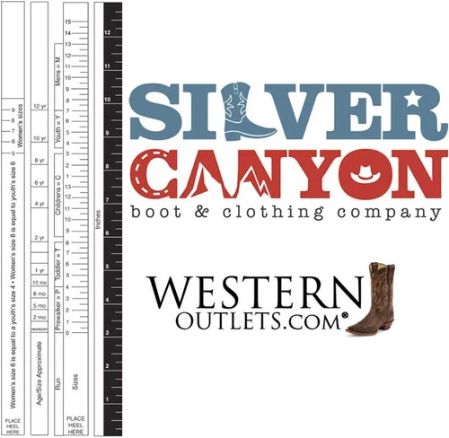 Vista 7 de Silver Canyon Boot and Clothing Company - Botas vaqueras Monterey para niños, niñas y niños pequeños