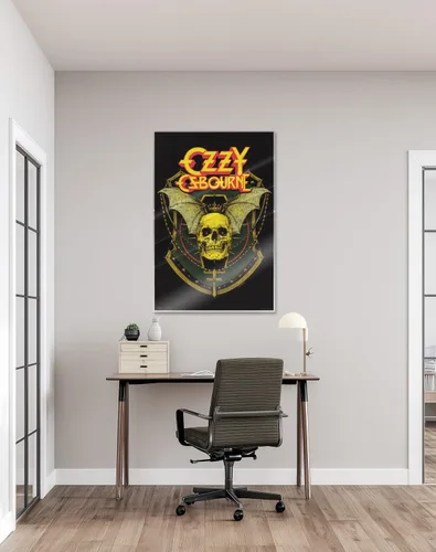 Vista 6 de Ozzy Osbourne - Póster musical (calavera) (tamaño: 24" x 36") (póster laminado)