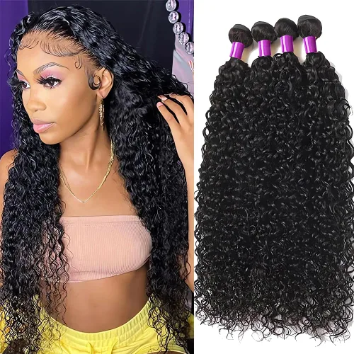 Vista 10 de Paquetes de Ondas Profundas 100% Cabello Virgen Brasileño Remy Sin Procesar Rizado Profundo 3 Paquetes Extensiones de Cabello para Mujeres Negras