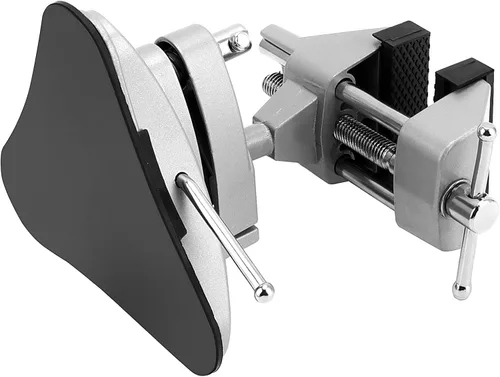 Vista 5 de JOIKIT Mini tornillo de succión de mesa, mandíbula de 2-3/4 pulgadas, base de vacío portátil de 360°, tornillo de banco de pasatiempos, ventosa