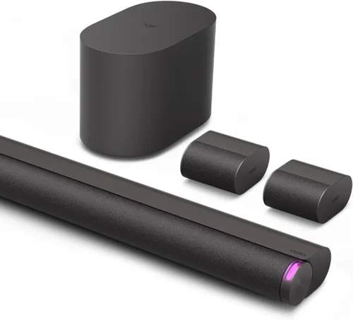 Vista 16 de VIZIO 5.1.2 Elevate SE Barra de sonido, subwoofer inalámbrico, sonido envolvente con Dolby Atmos y DTS:X, altavoz Bluetooth, compatible