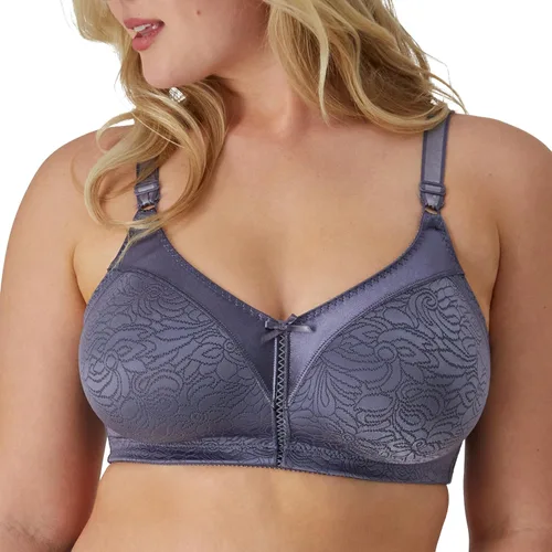 Vista 10 de Bali Women's Wireless Lace Bra, Double Support Lace Bras for Women, Stay-in-Place Straps, Full Coverage, Comfortable