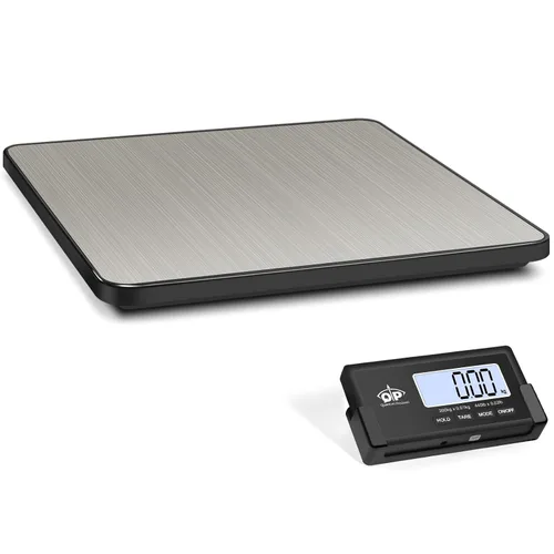 Vista 10 de Báscula de envío QP, báscula digital postal de alta precisión de 86 lb/0.1 oz para paquetes, función de retención/tara, pantalla LCD retroiluminada