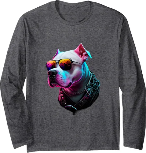 Vista 5 de Dogo Argentino Dogs Dogo Argentinos Camiseta de manga larga