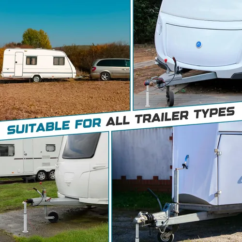 Vista 5 de Moxweyeni Paquete de 2 medidores de peso de nariz calibrados para caravana, indicador de bola de remolque portátil, escala de peso de lengua