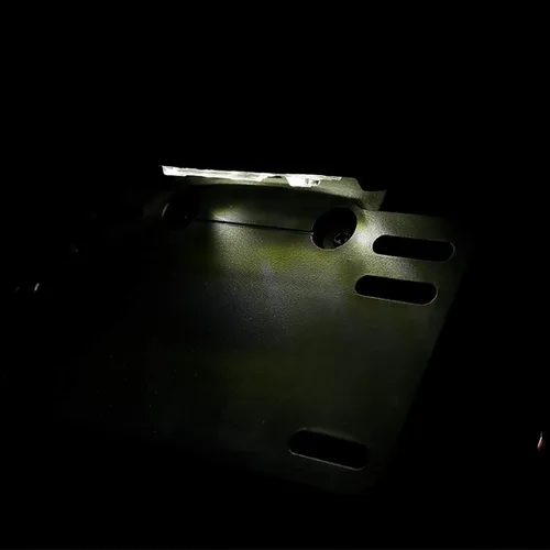 Vista 8 de Kit de guardabarros trasero con luces LED de parada/trasera/intermitentes integradas para modelos Harley Touring 2014 y posteriores, carcasa negra