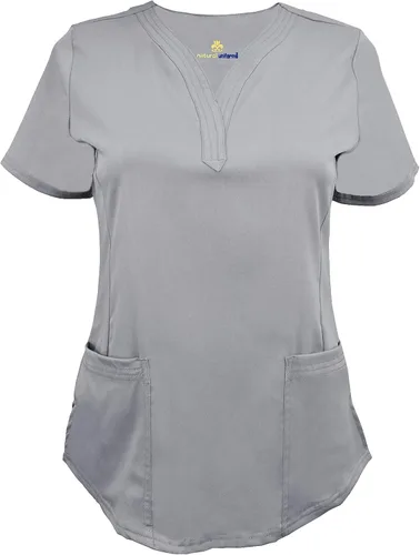 Vista 3 de Natural Uniforms Juego de exfoliantes ultra suaves con cuello en Y para mujer 8200-9200