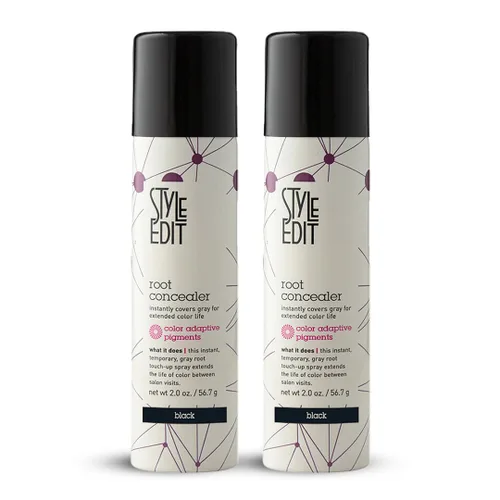 Vista 36 de Style Edit - Corrector de raíces, cubre instantáneamente canas y raíces, calidad de salón de belleza profesional