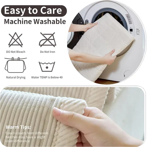 Vista 7 de Fundas para brazos de sofá, funda suave para respaldo reclinable, lavable, fundas gruesas y mullidas para reposabrazos de sofá, fundas protectoras