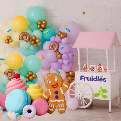 Vista 5 de Fruidles Caramelos de gomitas de fresa, deliciosas gomitas de sabores de frutas recubiertas de azúcar (1 libra)