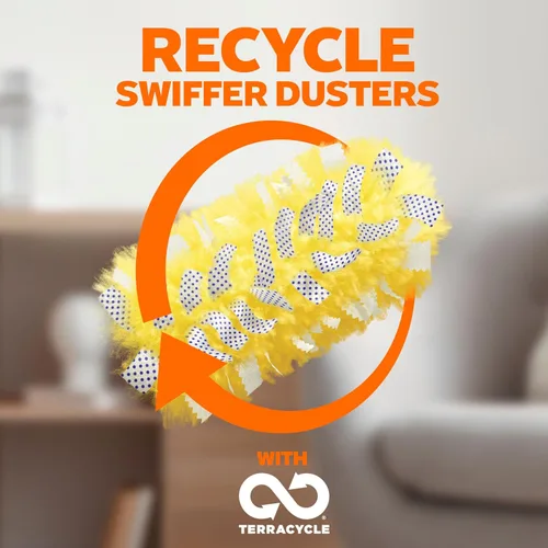 Vista 12 de Swiffer Plumeros de repuesto para limpieza, alternativa desechable de plumas y microfibra, para quitar el polvo de muebles, persianas, ventiladores