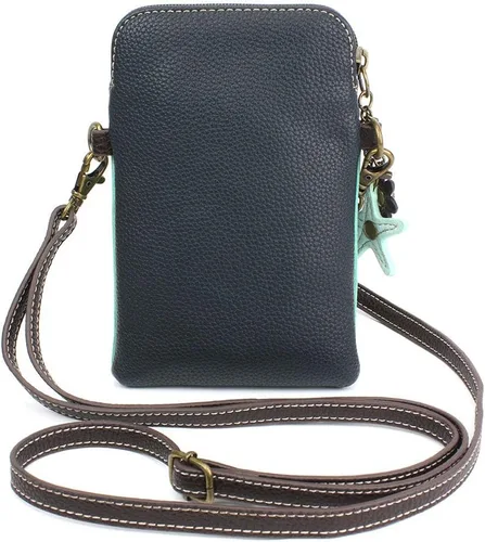 Vista 3 de CHALA Dazzled Cell Phone Crossbody Purse-Women PU Leather Multicolor Handbag with Adjustable Strap