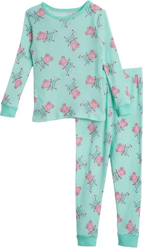 Vista 6 de Peppa Pig Conjunto de pijama de 4 piezas Better Together para niñas