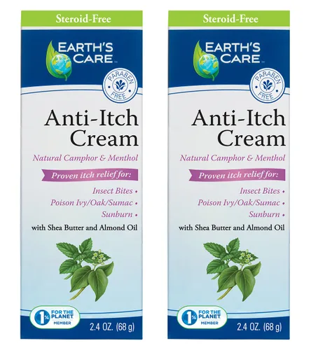 Vista 12 de Earth's Care Crema antipicazón, extra fuerte, alivia quemaduras solares, erupciones e irritaciones menores de la piel, 2.4 onzas