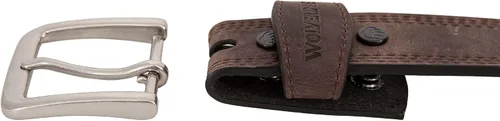 Vista 3 de Wolverine Men's Full Grain Leather Work Belt Workwear Heavy Duty Utility Rugged Durable Metal Buckle