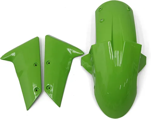 Vista 4 de Sportfairing - Kit de carenado de inyección para ZX6R 2007 2008, kit de cuerpo de plástico ABS para carenados ZX-6R 07 08, color verde y negro