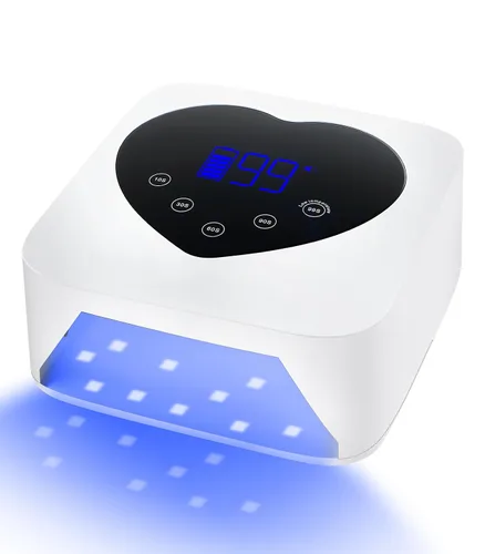 Vista 9 de Luz UV para uñas, lámpara de uñas UV inalámbrica 72W, secador LED recargable