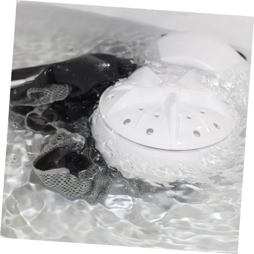Vista 6 de Homoyoyo Mini lavadora portátil USB Turbo Lavadora para viajes, negocios y escuela, simulador de lavado a mano ligero, eliminación de manchas