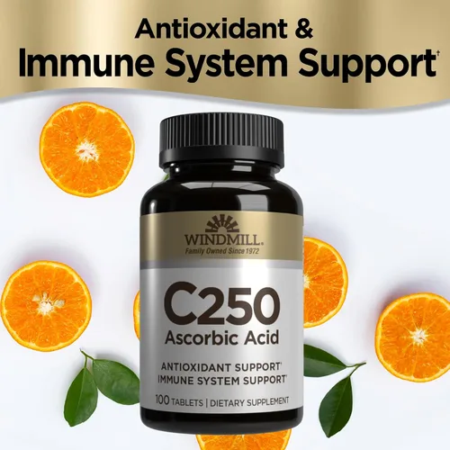 Vista 3 de VIT C TABS 250 MG WMILL 100