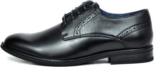 Vista 2 de Bruno Marc - Zapatos de vestir estilo Oxford con forro de cuero para hombre