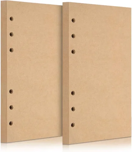 Vista 7 de Papel de recambio A6, 320 páginas A6, hojas sueltas, 6 agujeros, repuestos para cuaderno de 6 anillas rellenables, planificador, diario, pintura