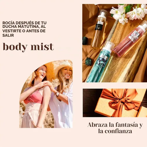 Vista 6 de AQUA BLANCE Spray corporal, fragancia en aerosol para mujer, paquete de 3, cada una de 3.9 onzas líquidas, total de 11.7 onzas líquidas, flor