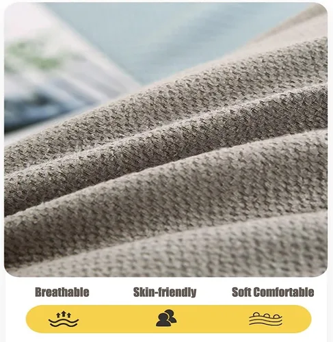 Vista 6 de Cojín de cama de lectura Queen – Almohada triangular de cuña para cabecero, soporte de posicionamiento trasero, relleno extra y funda extraíble