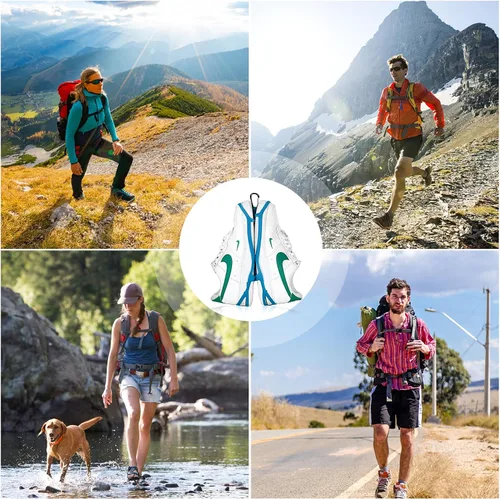 Vista 7 de 2 clips para calzado para deportes y viajes de escalada al aire libre, accesorio deportivo con clip para calzado, cuelga zapatos adicionales, botas